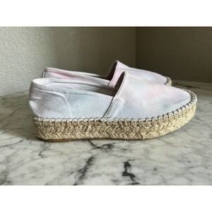Splendid Womens Laney Espadrille Slip On Shoe Size 8.5 Pastel Tie Dye